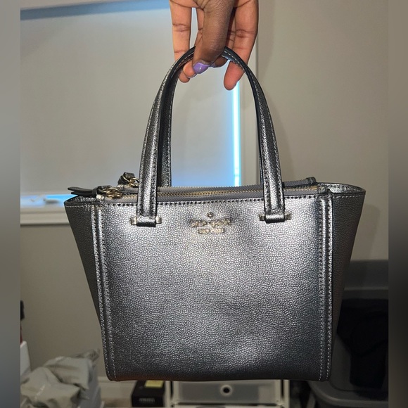 Kate Spade Patterson Drive Mini Kona Satchel - Grey/Silver - Picture 8 of 8